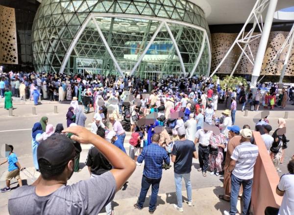 فوضى بمطار مراكش.. بالتزامن مع عودة أفواج الحجاج